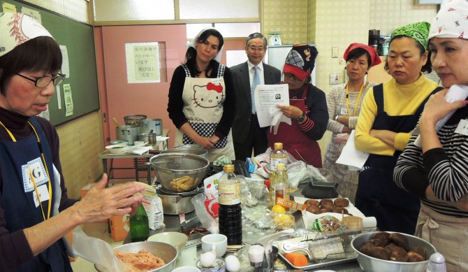 Japanese Cooking for Foreign Residents 2014
