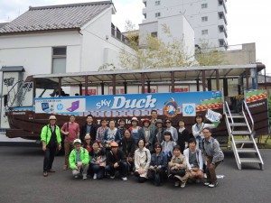 亀戸天神 藤まつり sky duck 中野区国際交流協会 Anic